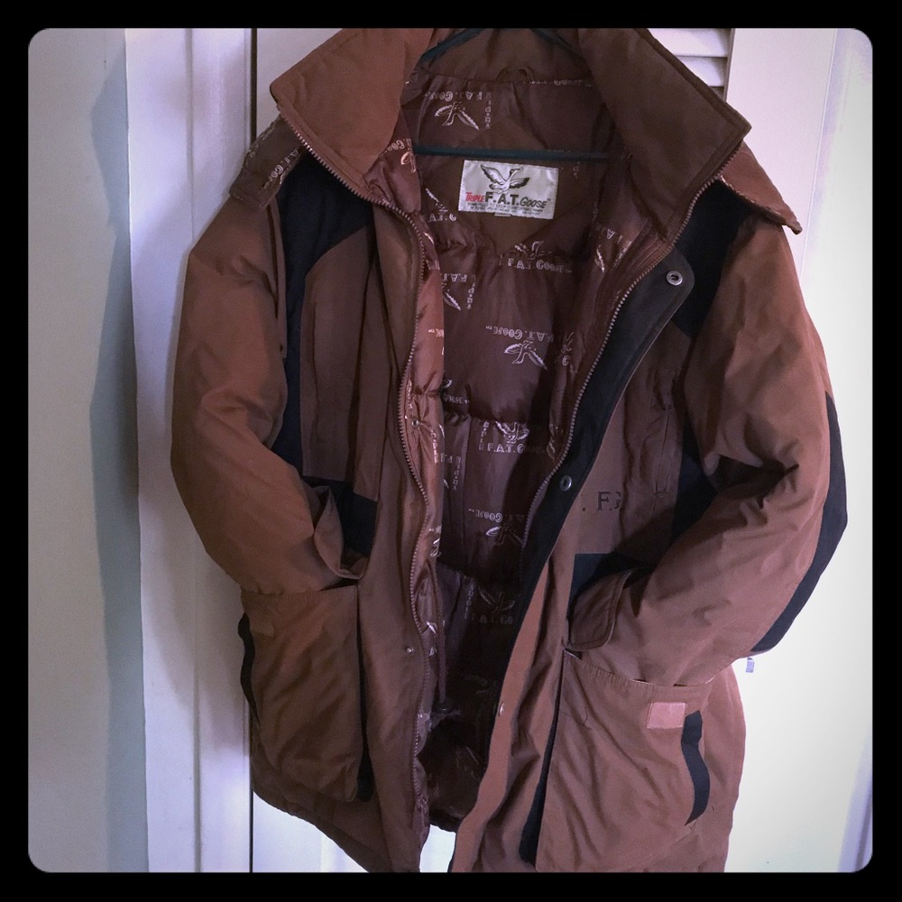 Triple F.A.T. Goose Down Jacket, Men’s L, Brown